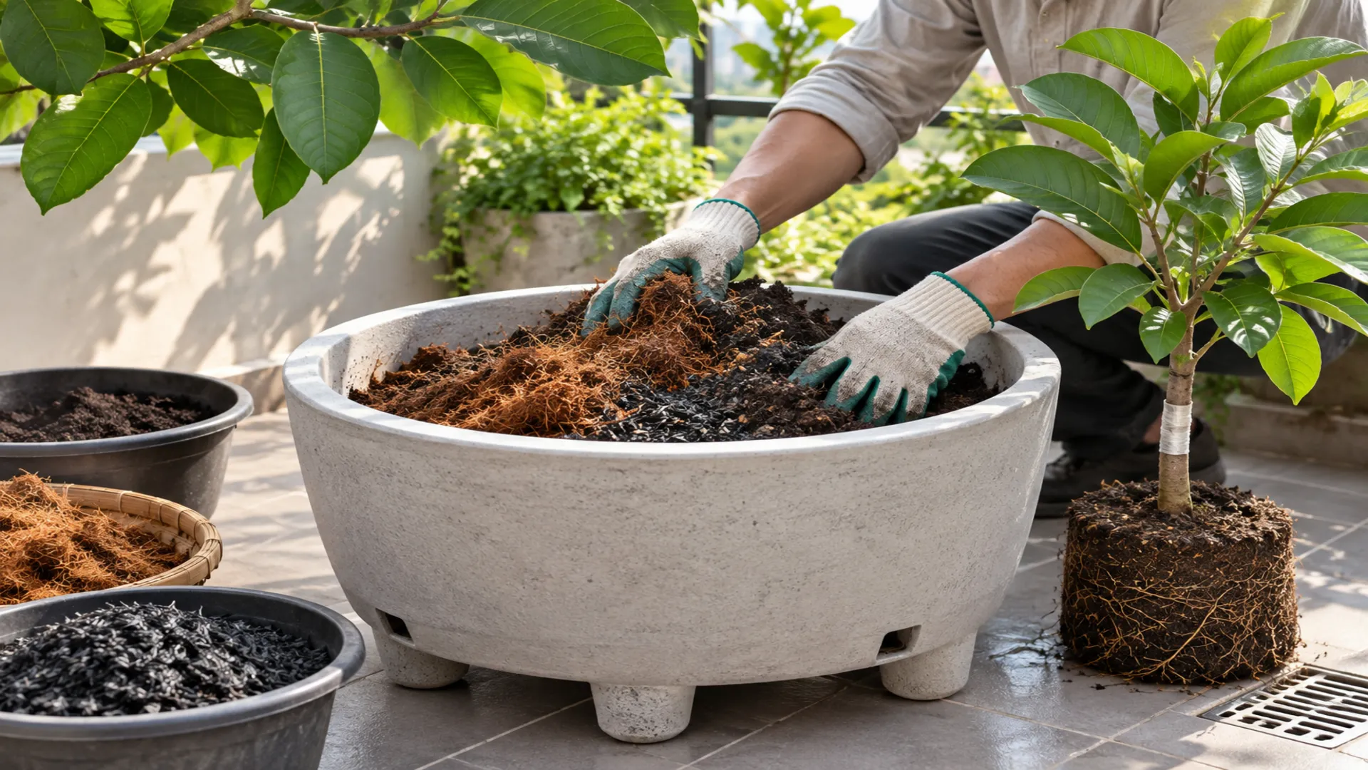 Cách trồng cây mận trong chậu