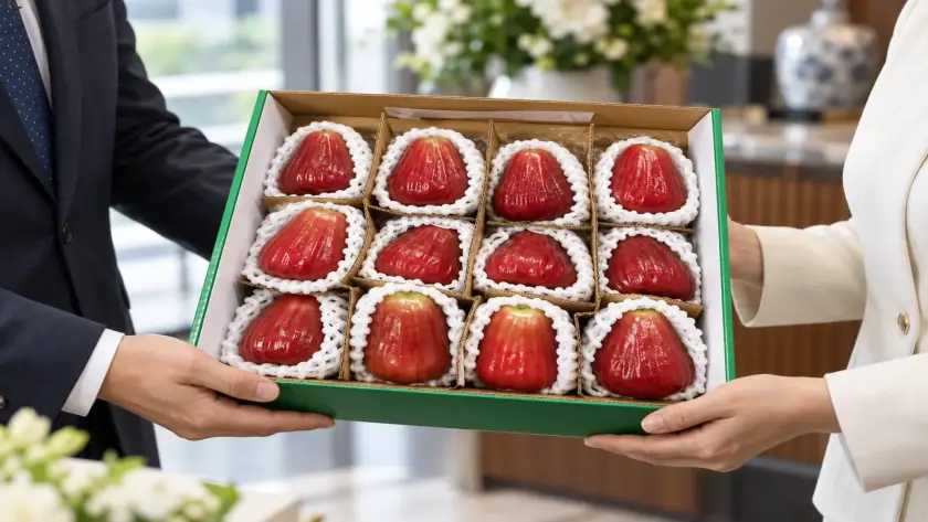 mận hồng sân tiên quà tặng doanh nghiệp