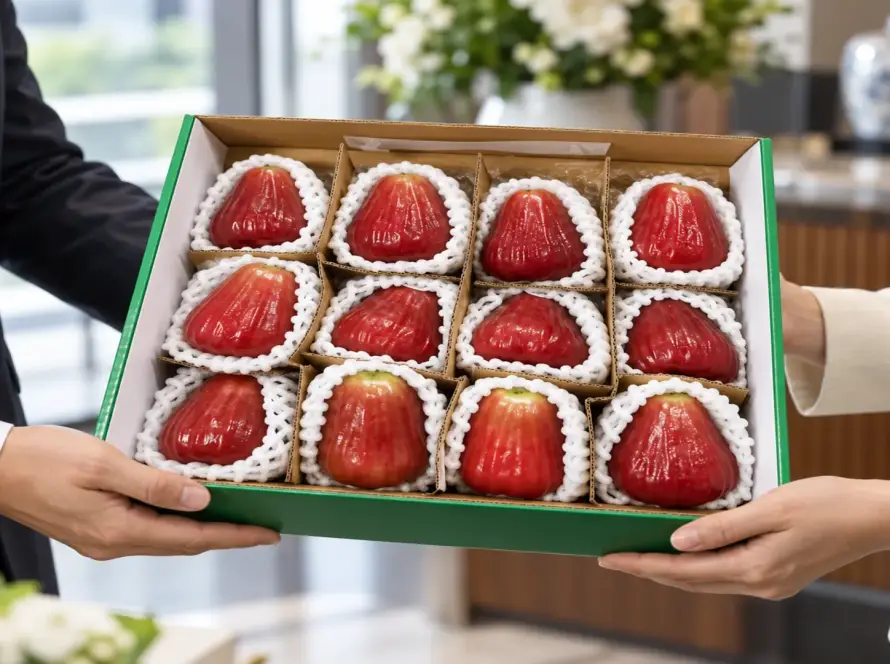 mận hồng sân tiên quà tặng doanh nghiệp