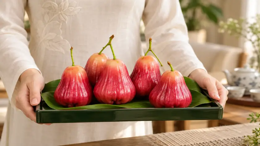 trái cây biếu cao cấp mận sân tiên